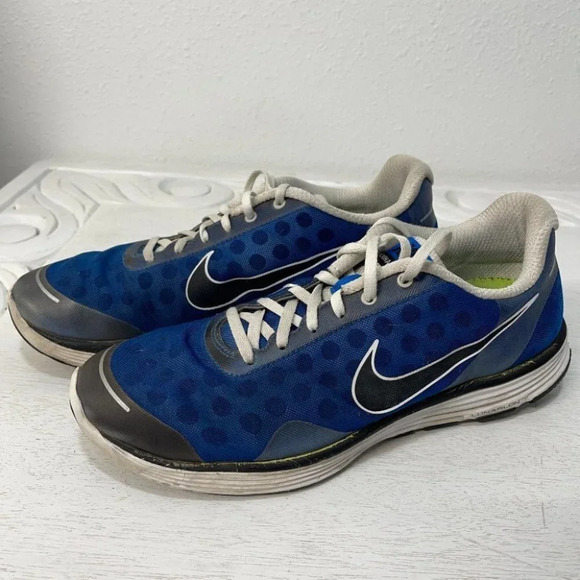 Nike Lunarswift + 2 running style sneakers 443840-400 Blue spark - Picture 1 of 11
